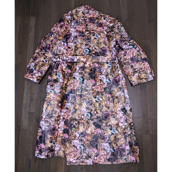 COMME DES GARÇONS HOMME DEUX Floral Jacron Coat - Picture 9 of 10